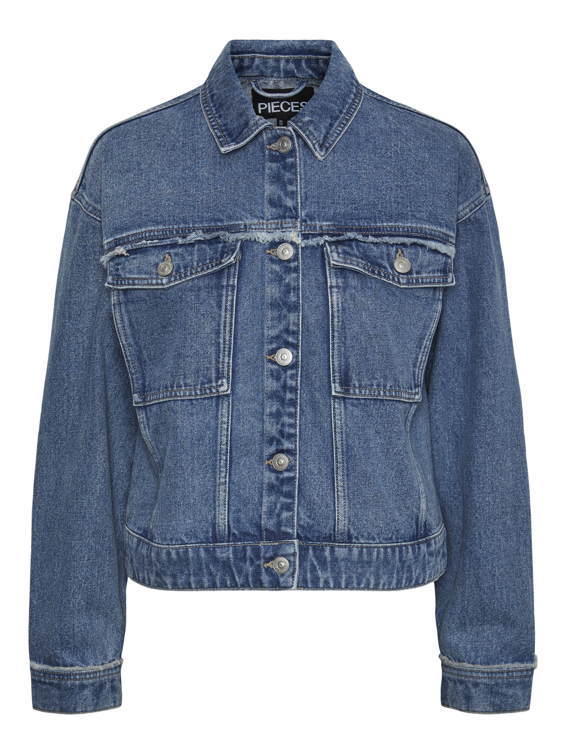 PCALFI Jacket - Medium Blue Denim